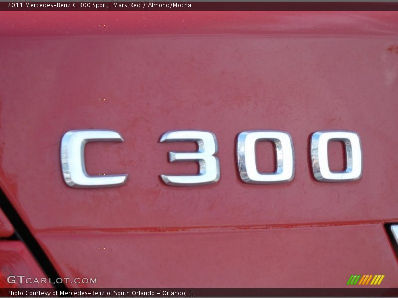 Mars Red / Almond/Mocha 2011 Mercedes-Benz C 300 Sport