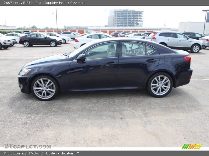 Black Sapphire Pearl / Cashmere 2007 Lexus IS 250