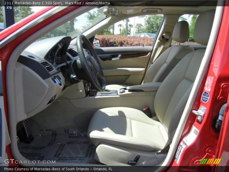 Mars Red / Almond/Mocha 2011 Mercedes-Benz C 300 Sport