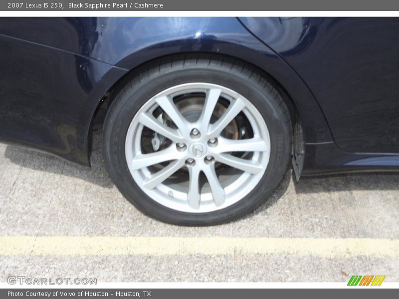 Black Sapphire Pearl / Cashmere 2007 Lexus IS 250