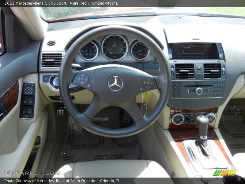 Mars Red / Almond/Mocha 2011 Mercedes-Benz C 300 Sport