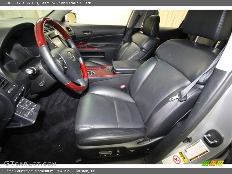 Mercury Silver Metallic / Black 2006 Lexus GS 300