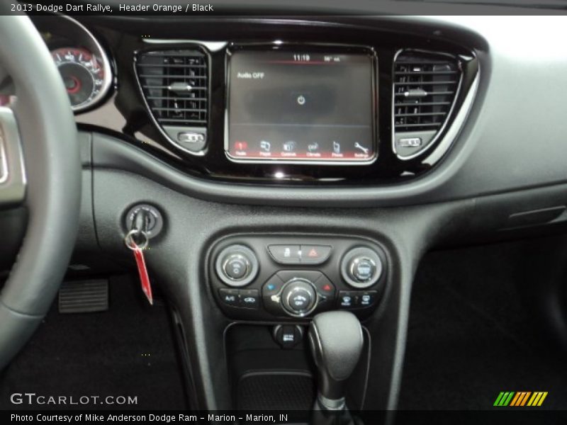 Header Orange / Black 2013 Dodge Dart Rallye