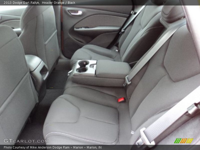 Header Orange / Black 2013 Dodge Dart Rallye