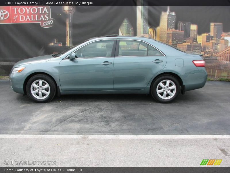 Aloe Green Metallic / Bisque 2007 Toyota Camry LE