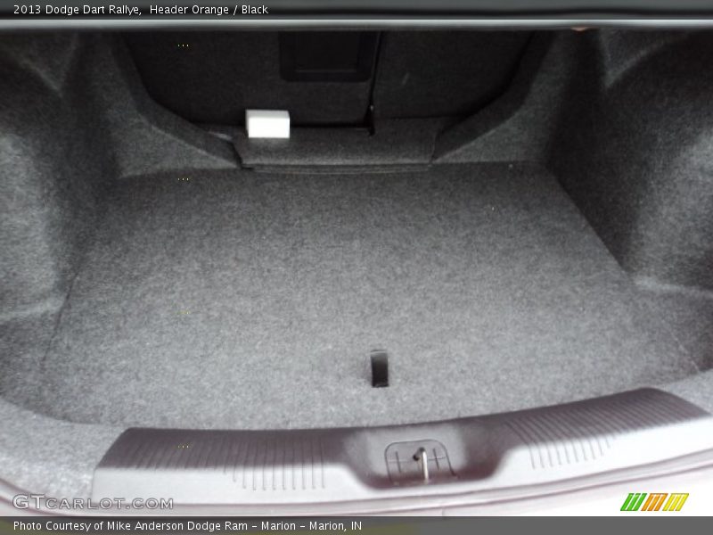 Header Orange / Black 2013 Dodge Dart Rallye