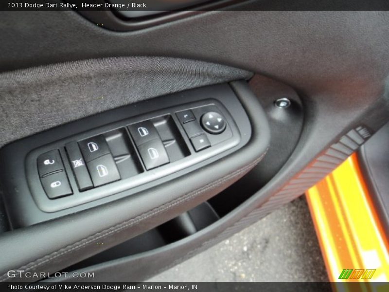 Header Orange / Black 2013 Dodge Dart Rallye