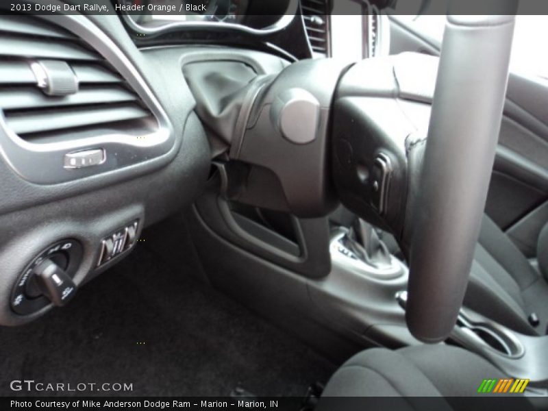 Header Orange / Black 2013 Dodge Dart Rallye