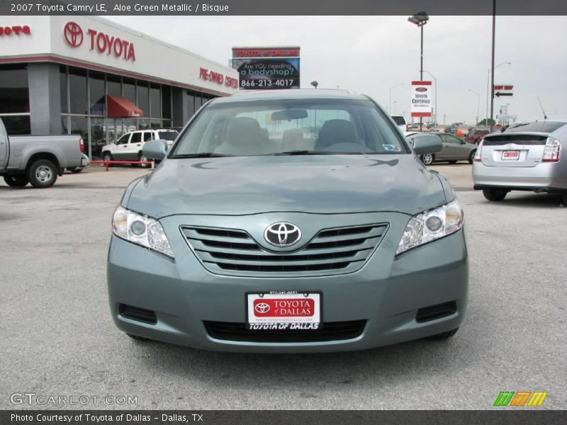 Aloe Green Metallic / Bisque 2007 Toyota Camry LE