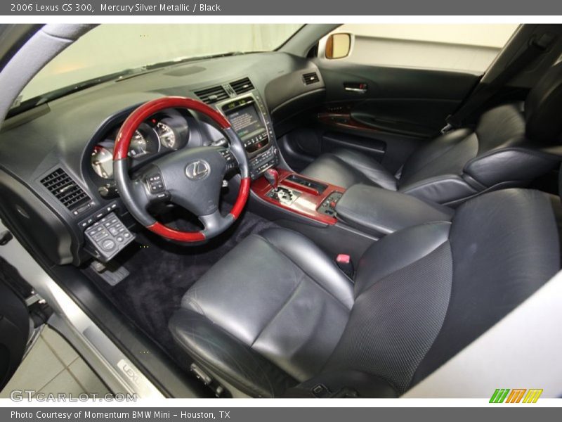Mercury Silver Metallic / Black 2006 Lexus GS 300