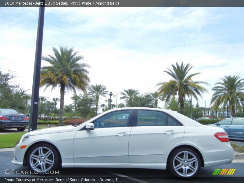 Arctic White / Almond Beige 2010 Mercedes-Benz E 350 Sedan