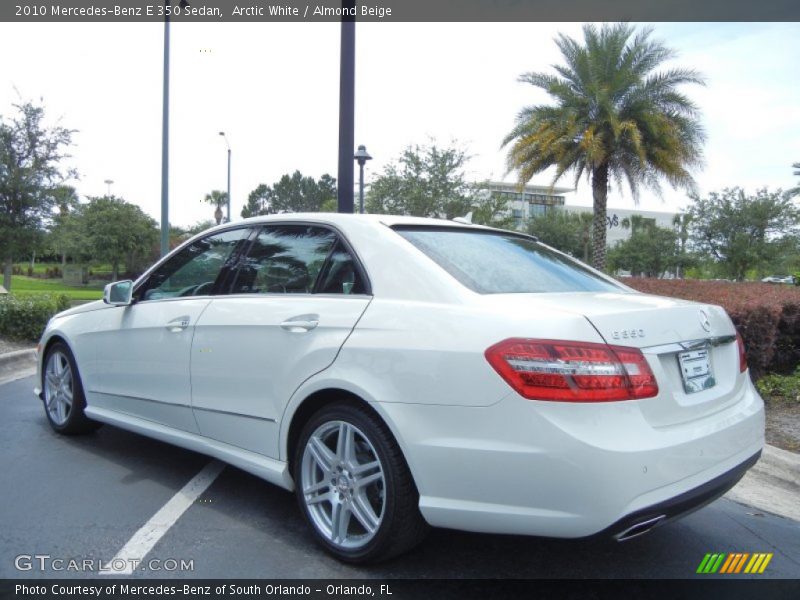 Arctic White / Almond Beige 2010 Mercedes-Benz E 350 Sedan