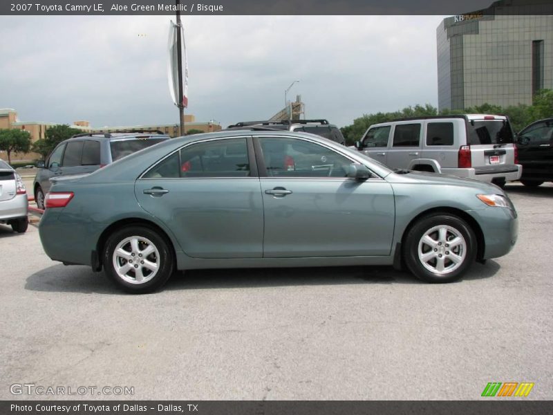 Aloe Green Metallic / Bisque 2007 Toyota Camry LE