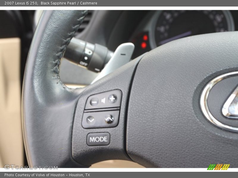 Black Sapphire Pearl / Cashmere 2007 Lexus IS 250