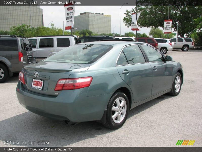 Aloe Green Metallic / Bisque 2007 Toyota Camry LE