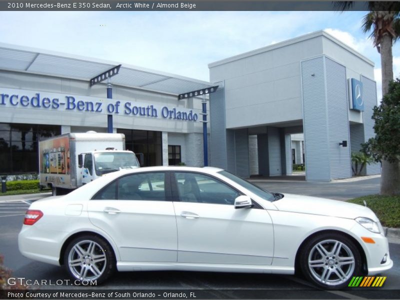 Arctic White / Almond Beige 2010 Mercedes-Benz E 350 Sedan