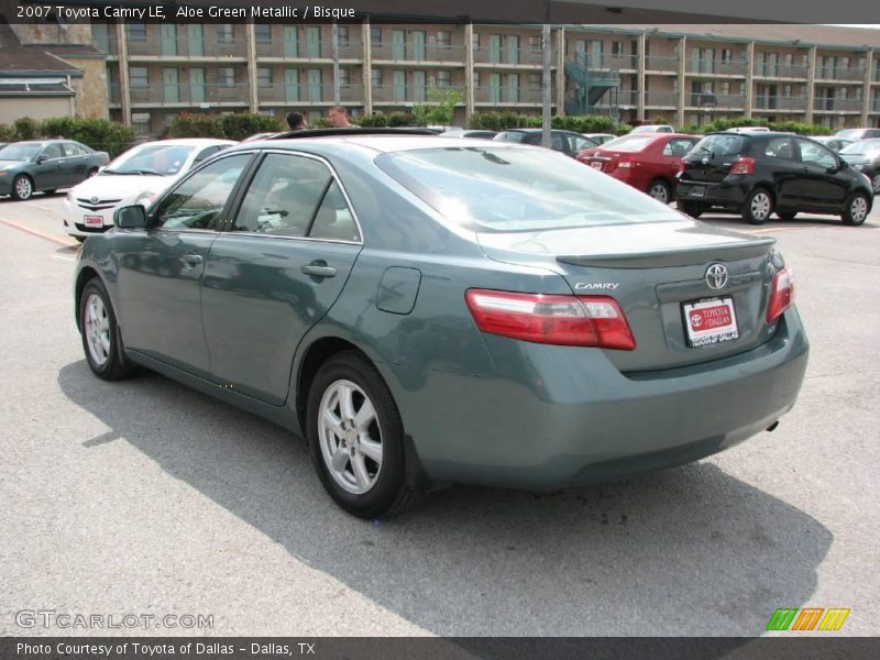 Aloe Green Metallic / Bisque 2007 Toyota Camry LE