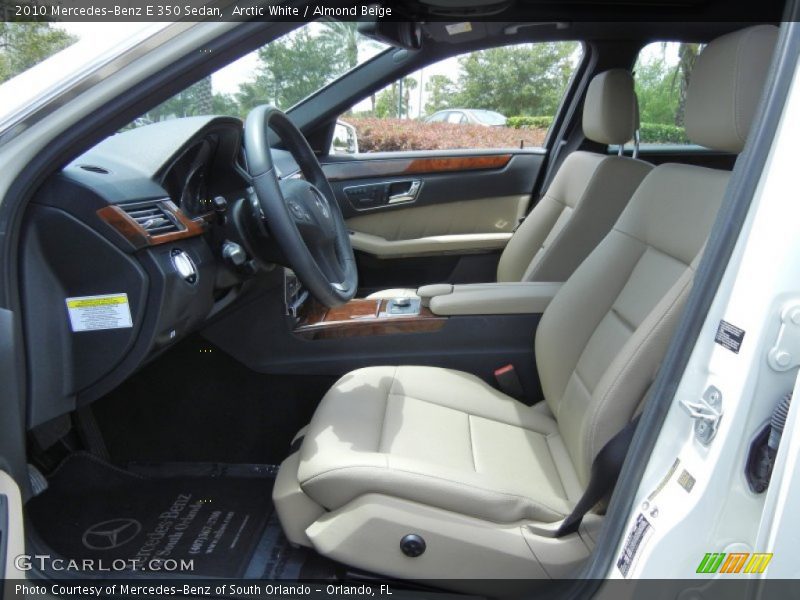Arctic White / Almond Beige 2010 Mercedes-Benz E 350 Sedan