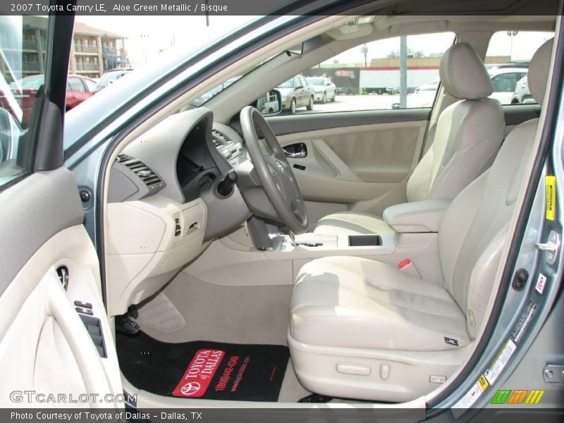 Aloe Green Metallic / Bisque 2007 Toyota Camry LE