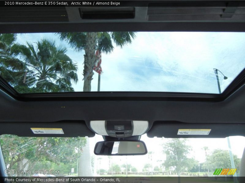 Arctic White / Almond Beige 2010 Mercedes-Benz E 350 Sedan