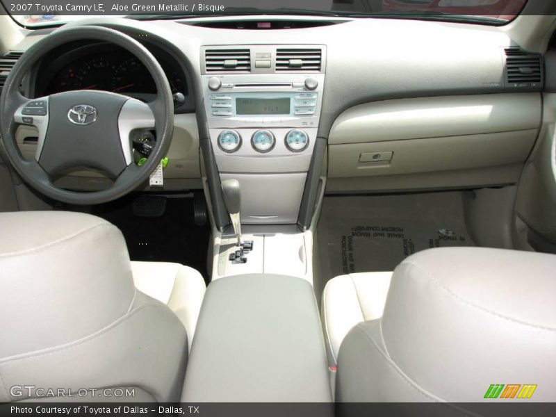Aloe Green Metallic / Bisque 2007 Toyota Camry LE