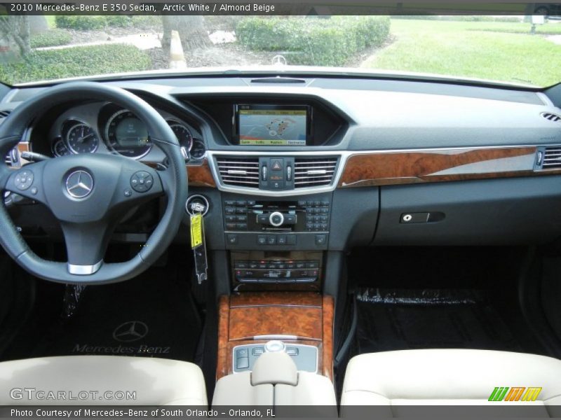 Arctic White / Almond Beige 2010 Mercedes-Benz E 350 Sedan
