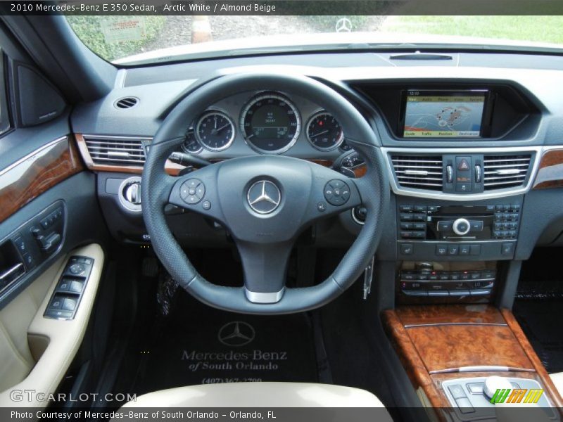 Arctic White / Almond Beige 2010 Mercedes-Benz E 350 Sedan