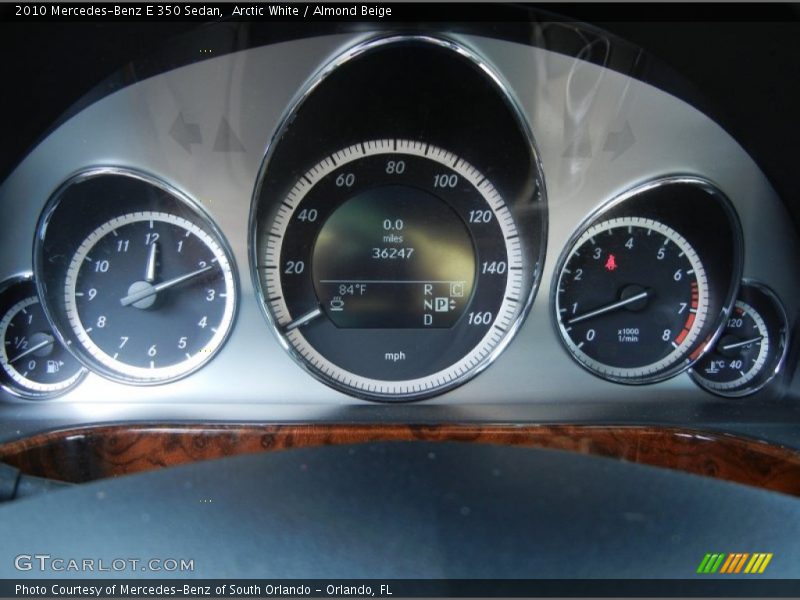 Arctic White / Almond Beige 2010 Mercedes-Benz E 350 Sedan