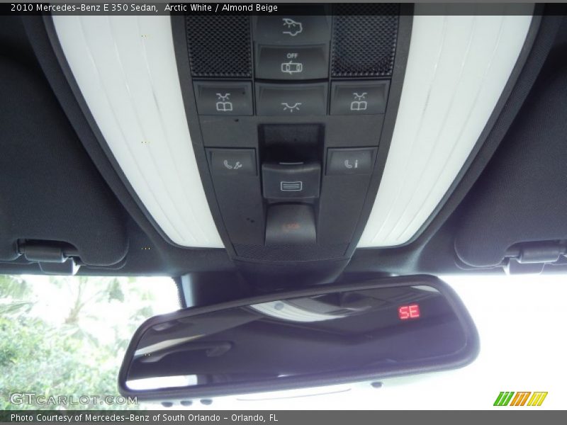 Arctic White / Almond Beige 2010 Mercedes-Benz E 350 Sedan