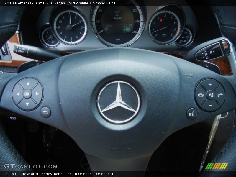 Arctic White / Almond Beige 2010 Mercedes-Benz E 350 Sedan