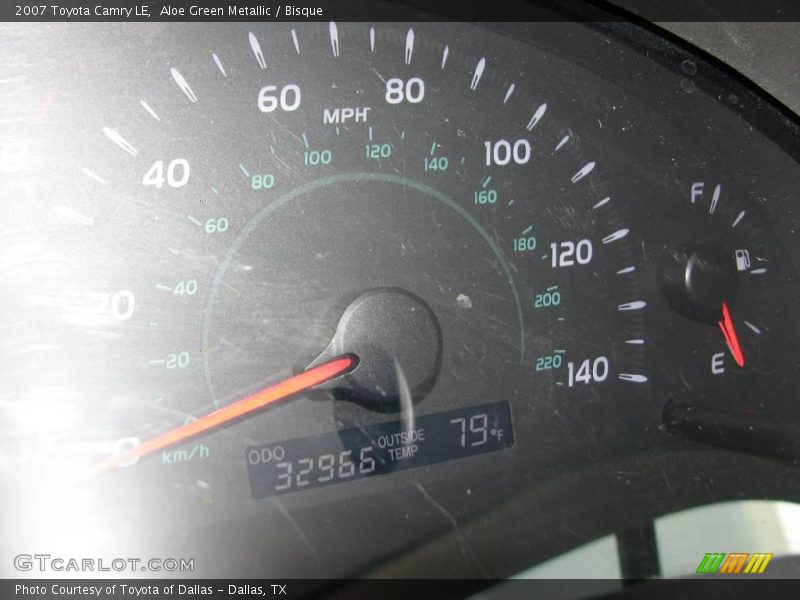 Aloe Green Metallic / Bisque 2007 Toyota Camry LE