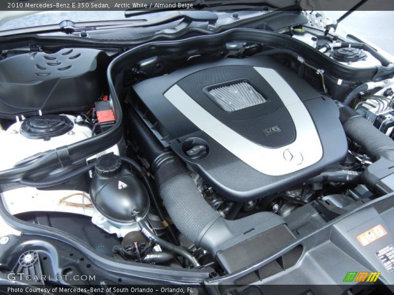 Arctic White / Almond Beige 2010 Mercedes-Benz E 350 Sedan