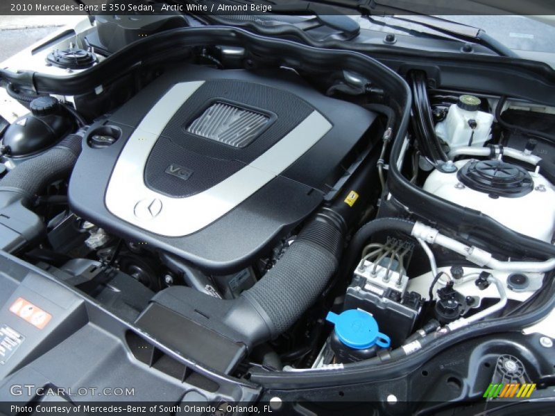 Arctic White / Almond Beige 2010 Mercedes-Benz E 350 Sedan