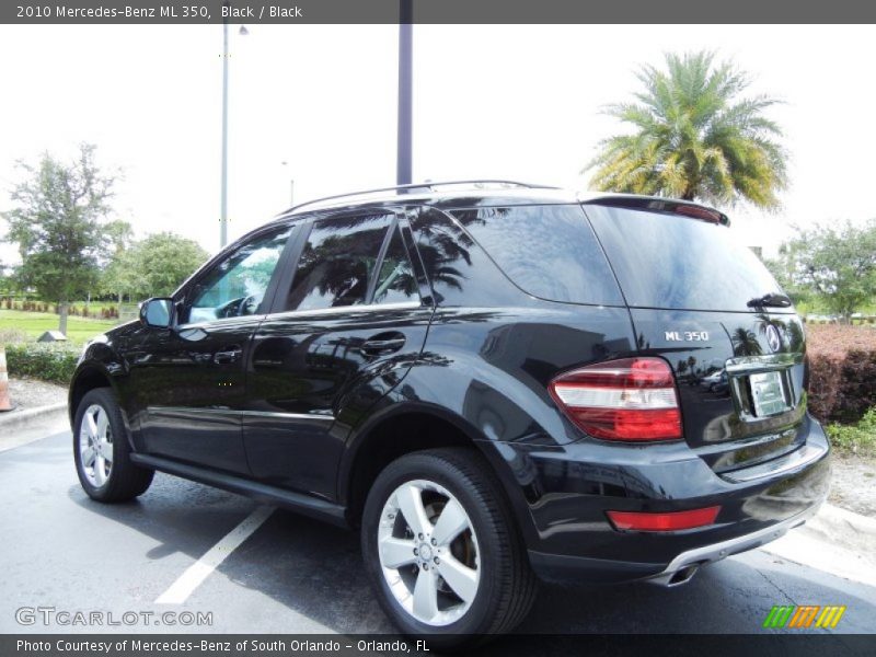 Black / Black 2010 Mercedes-Benz ML 350