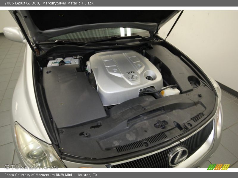 Mercury Silver Metallic / Black 2006 Lexus GS 300