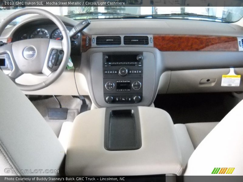 Mocha Steel Metallic / Cocoa/Light Cashmere 2013 GMC Yukon SLE