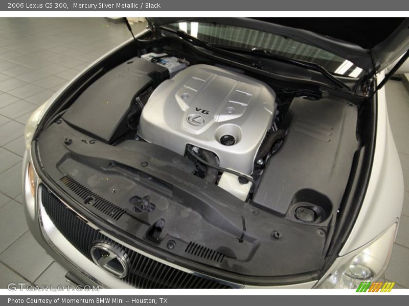 Mercury Silver Metallic / Black 2006 Lexus GS 300