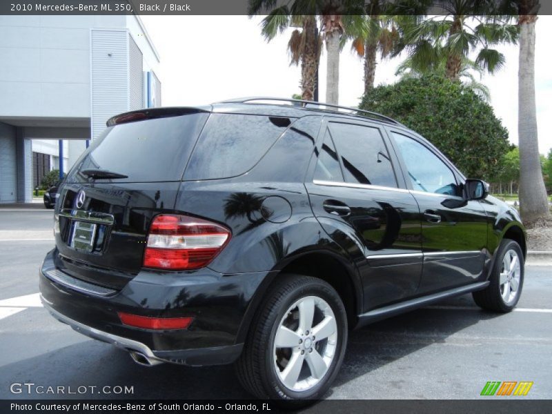 Black / Black 2010 Mercedes-Benz ML 350