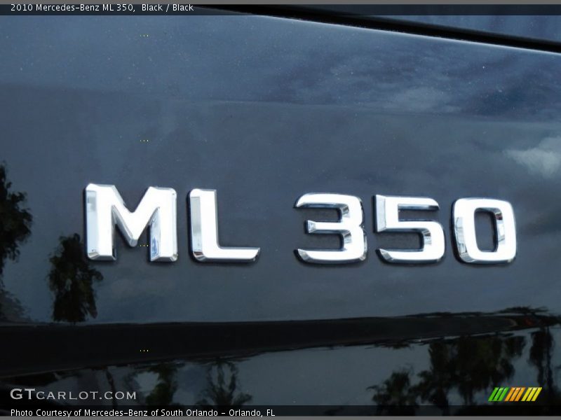 Black / Black 2010 Mercedes-Benz ML 350