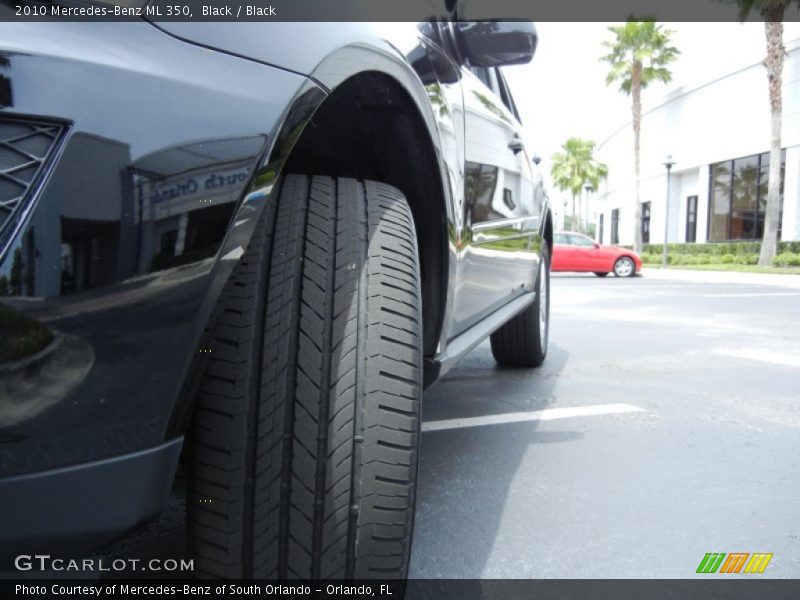 Black / Black 2010 Mercedes-Benz ML 350