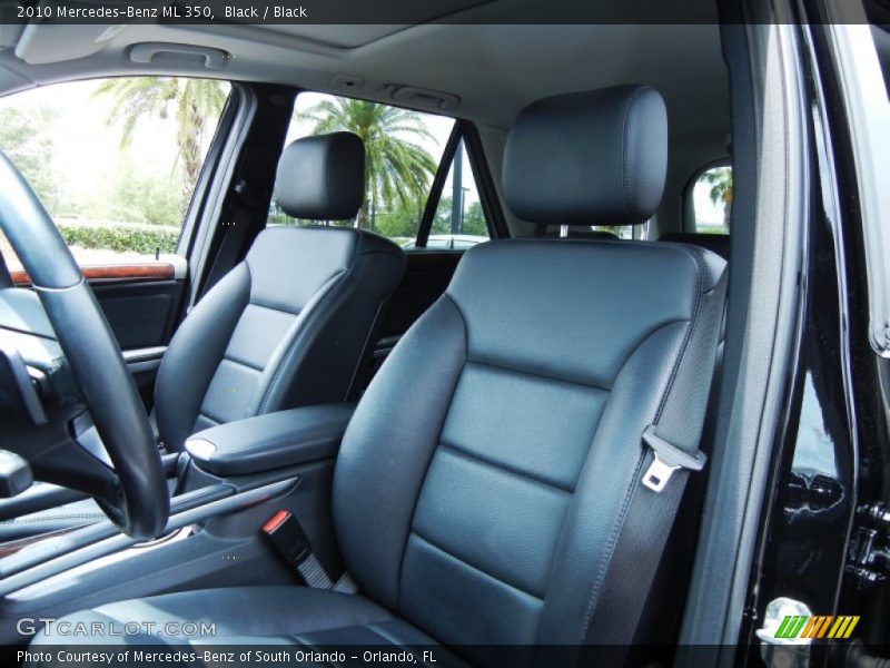 Black / Black 2010 Mercedes-Benz ML 350
