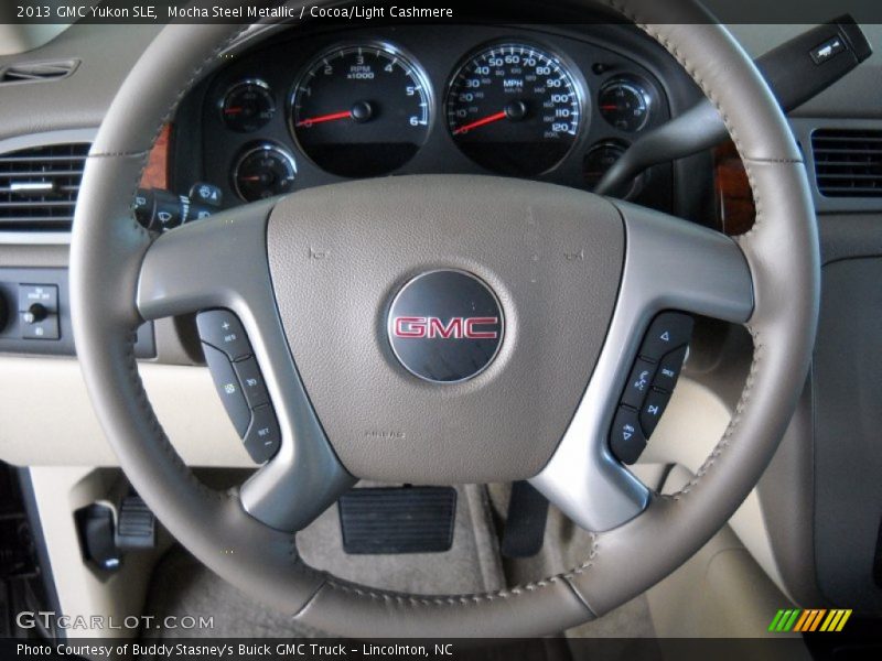 Mocha Steel Metallic / Cocoa/Light Cashmere 2013 GMC Yukon SLE