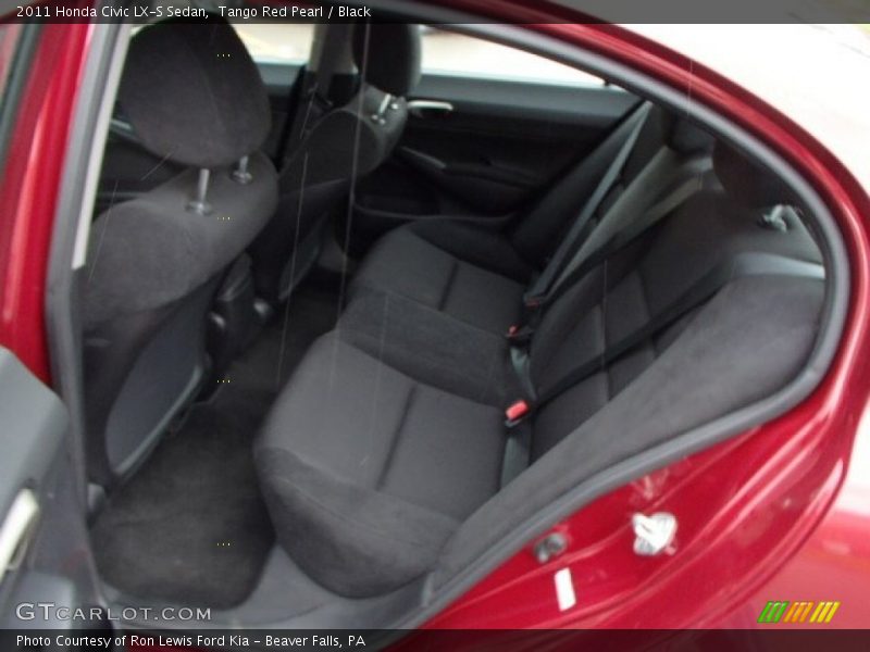 Tango Red Pearl / Black 2011 Honda Civic LX-S Sedan