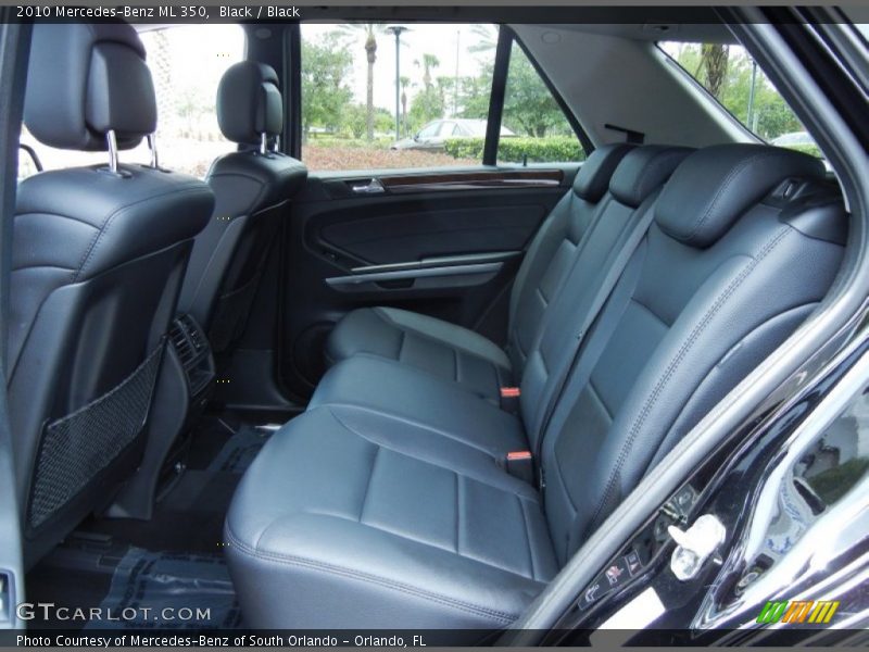 Black / Black 2010 Mercedes-Benz ML 350