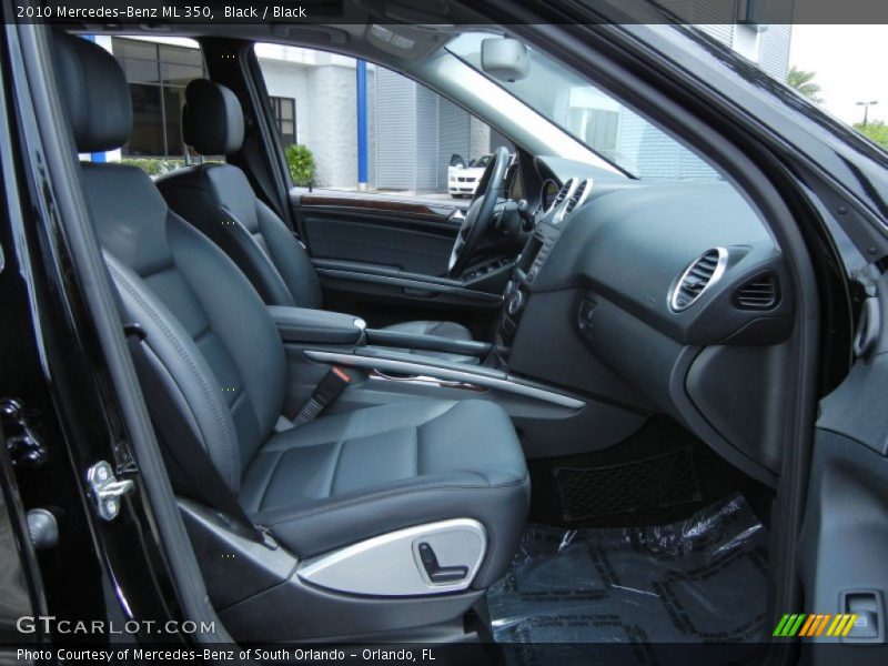 Black / Black 2010 Mercedes-Benz ML 350