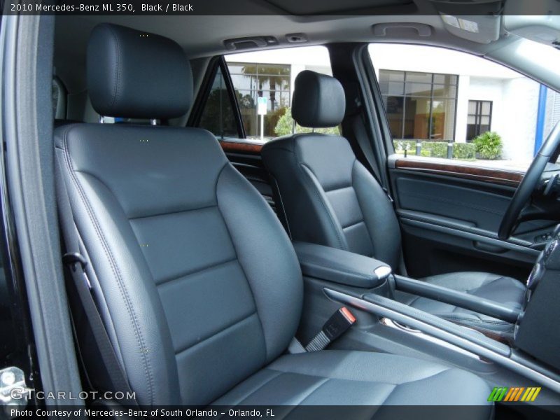 Black / Black 2010 Mercedes-Benz ML 350
