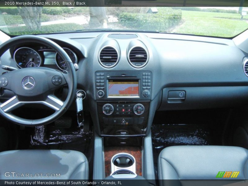 Black / Black 2010 Mercedes-Benz ML 350