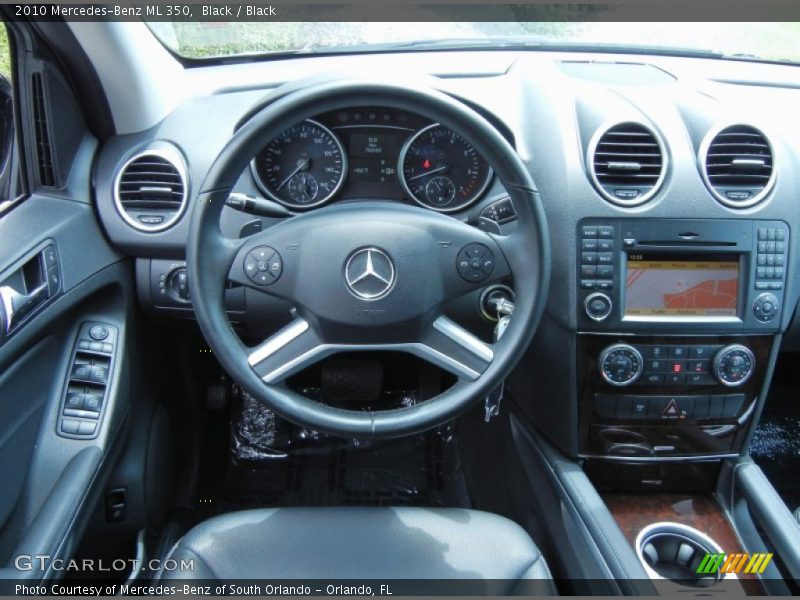 Black / Black 2010 Mercedes-Benz ML 350