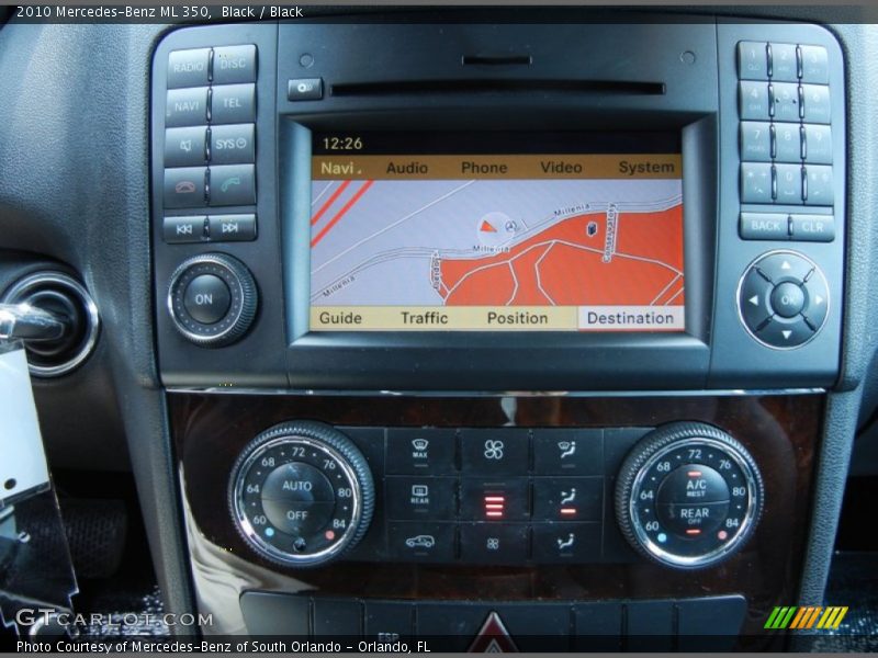Black / Black 2010 Mercedes-Benz ML 350