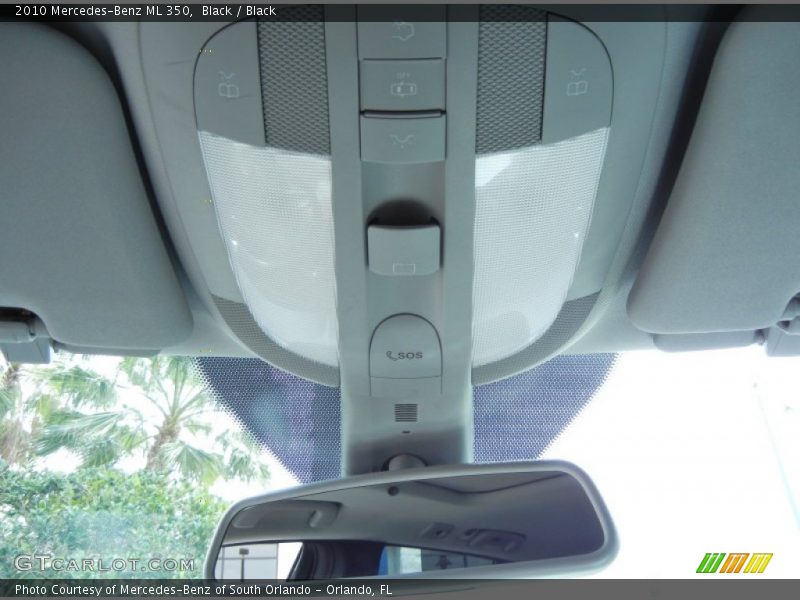 Black / Black 2010 Mercedes-Benz ML 350